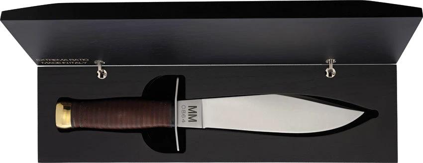 Extrema Ratio Primo Corso Special Edition Knife With 7 Inch Satin N690 Blade And Leather Handle For Collectors by Extrema Ratio