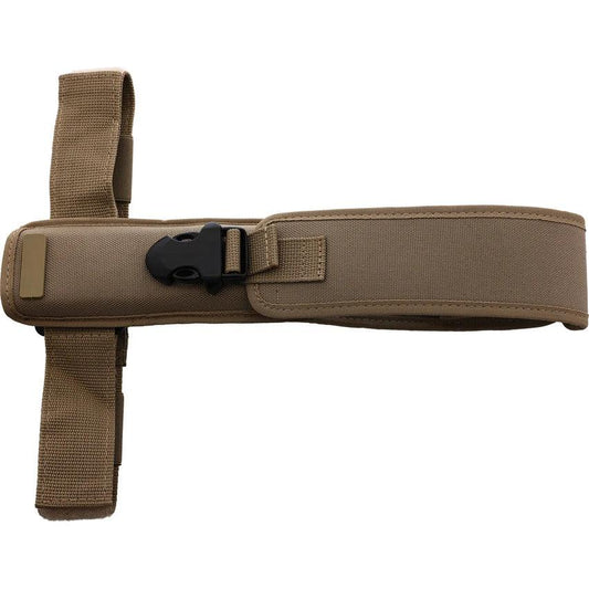 Extrema Ratio Fulcrum S Tactical Fixed Blade Knife Desert Tan Forprene Handle N690 Tanto 11in Full Tang MOLLE Sheath by Extrema Ratio