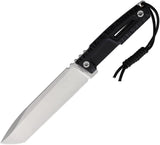 Extrema Ratio Tuscan Fixed Blade Knife For Outdoorsmen With 6.5in Satin N690 Tanto Blade Black G10 Handle Full Tang by Extrema Ratio