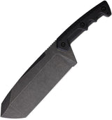 Extrema Ratio Fat Boy Fixed Blade Knife Pro Grade N690 Tanto Dark Stone Finish for Tactical Enthusiasts by Extrema Ratio