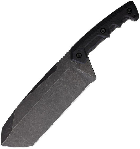 Extrema Ratio Fat Boy Fixed Blade Knife Pro Grade N690 Tanto Dark Stone Finish for Tactical Enthusiasts by Extrema Ratio