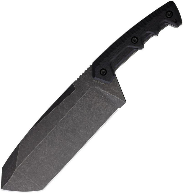 Extrema Ratio Fat Boy Fixed Blade Knife Pro Grade N690 Tanto Dark Stone Finish for Tactical Enthusiasts by Extrema Ratio