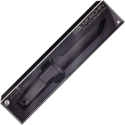 Extrema Ratio Col Moschin Black Collector Edition Knife 11.5 Inch 6.25 Inch N690 Blade With Display Stand Collectors by Extrema Ratio