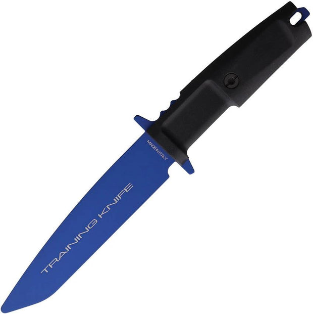 Extrema Ratio TK Col Moschin Training Knife Unsharpened Blue Anodized Tanto With Extended Tang For Tactical Trainers by Extrema Ratio