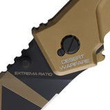 Extrema Ratio MF1 Linerlock Desert BC Finish Tactical Knife N690 Steel 3.75in Blade For Military And EDC by Extrema Ratio