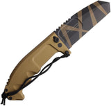Extrema Ratio RAO Folder Desert Warfare Finish Knife For Tactical Enthusiasts With Bohler N690 Tanto And Safe Lock Pin by Extrema Ratio