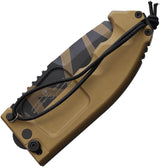 Extrema Ratio RAO Folder Desert Warfare Finish Knife For Tactical Enthusiasts With Bohler N690 Tanto And Safe Lock Pin by Extrema Ratio