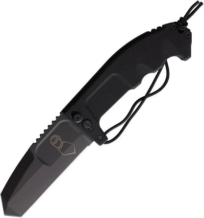 Extrema Ratio RAO Folder Black Ruvido Tanto Knife With Bohler N690 Blade And Extra Safe Locking Pin Tactical Pros by Extrema Ratio