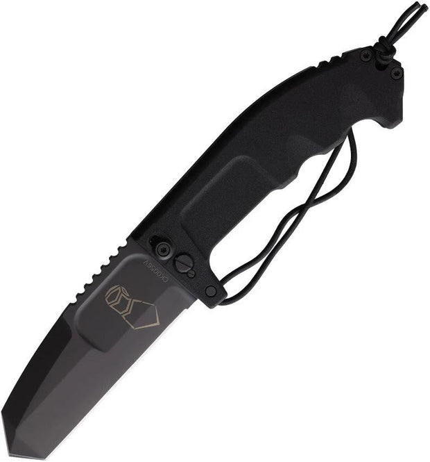 Extrema Ratio RAO Folder Black Ruvido Tanto Knife With Bohler N690 Blade And Extra Safe Locking Pin Tactical Pros by Extrema Ratio