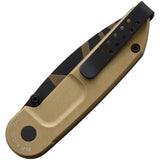 Extrema Ratio BF1 Linerlock Desert Tactical Folder With N690 Blade For Military And Outdoor Pros by Extrema Ratio