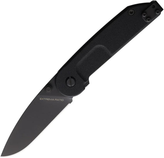 Extrema Ratio Premium BF1 Linerlock Knife With 2.75 Inch Drop Point N690 Blade And 4 Inch Closed Aluminum Handle For EDC by Extrema Ratio