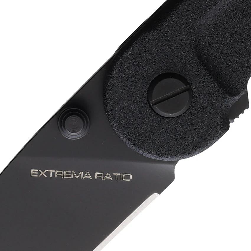 Extrema Ratio BF1 Linerlock Tactical Knife Black N690 Tanto Blade Textured Aluminum Handle EDC by Extrema Ratio