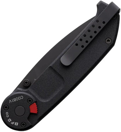 Extrema Ratio BF2 CD Linerlock Knife Ruvido Black Bohler N690 Blade 5 Inch Closed For Tactical EDC Pros by Extrema Ratio