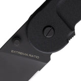 Extrema Ratio BF2 CD Linerlock Knife Ruvido Black Bohler N690 Blade 5 Inch Closed For Tactical EDC Pros by Extrema Ratio
