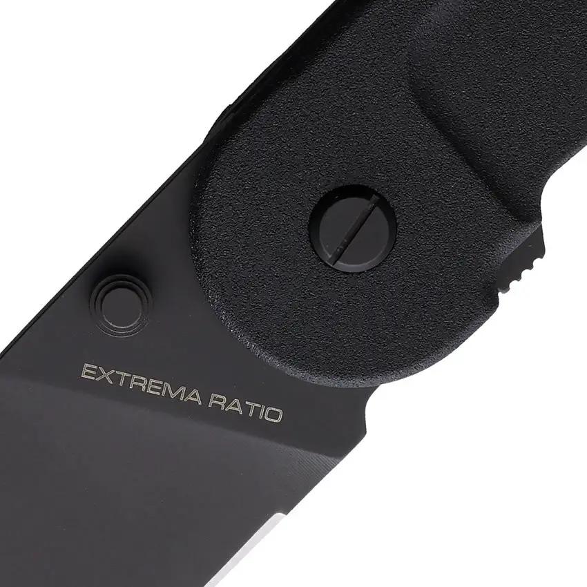 Extrema Ratio BF2 CD Linerlock Knife Ruvido Black Bohler N690 Blade 5 Inch Closed For Tactical EDC Pros by Extrema Ratio