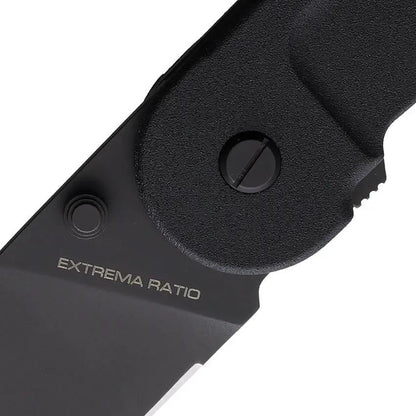 Extrema Ratio BF2 CD Linerlock Knife Ruvido Black Bohler N690 Blade 5 Inch Closed For Tactical EDC Pros by Extrema Ratio