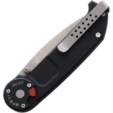 Extrema Ratio BF2 CT Linerlock Folding Knife 3.25in N690 Tanto Stonewashed Blade Black Aluminum Handle for Tactical Fans by Extrema Ratio