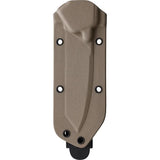 Extrema Ratio Glauca J1 Linerlock Desert Tan Knife With Four And A Half Inch Black N690 Tanto Blade Tactical EDC by Extrema Ratio
