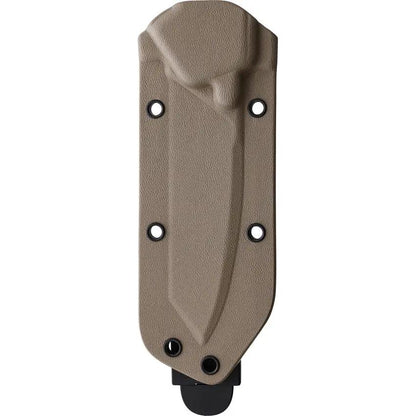 Extrema Ratio Glauca J1 Linerlock Desert Tan Knife With Four And A Half Inch Black N690 Tanto Blade Tactical EDC by Extrema Ratio