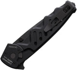 Extrema Ratio Caimano Nero Linerlock Knife With 3.63in Black Blade Breaker Aluminum Handle For Tactical EDC Enthusiasts by Extrema Ratio