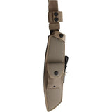 Extrema Ratio Kreios Expeditions Fixed Blade Knife N690 Full Tang Desert Tan Forprene Survivalists Shoulder Strap Sheath by Extrema Ratio