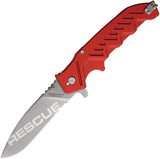 Extrema Ratio Glauca G1 Linerlock Knife Red Aluminum Handle N690 Steel EDC Tactical by Extrema Ratio
