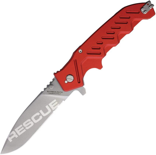 Extrema Ratio Glauca G1 Linerlock Knife Red Aluminum Handle N690 Steel EDC Tactical by Extrema Ratio