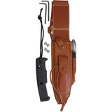 Extrema Ratio Doberman IV Africa Knife N690 Satin Drop Point Blade Rosewood And Forprene Handles Sheath For Collectors by Extrema Ratio