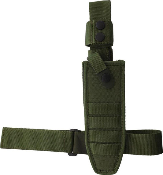 Extrema Ratio Dobermann IV S600 Tactical Knife Full Tang Bohler S600 Blade Green Forprene Handle MOLLE Sheath Pros by Extrema Ratio