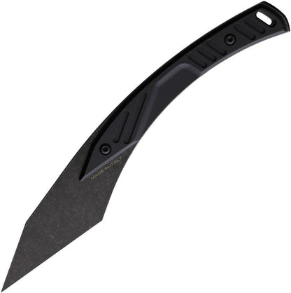 Extrema Ratio Kiri Fixed Blade Knife 2.38in N690 Dark Stone Finish Full Tang For Tactical Outdoorsmen With Neck Sheath by Extrema Ratio