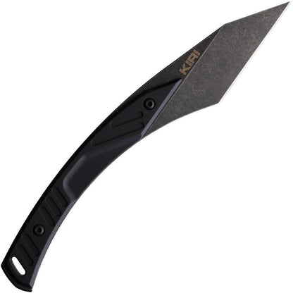 Extrema Ratio Kiri Fixed Blade Knife 2.38in N690 Dark Stone Finish Full Tang For Tactical Outdoorsmen With Neck Sheath by Extrema Ratio