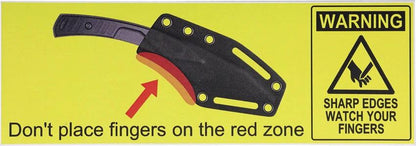 Extrema Ratio Kiri Fixed Blade Knife 2.38in N690 Dark Stone Finish Full Tang For Tactical Outdoorsmen With Neck Sheath by Extrema Ratio