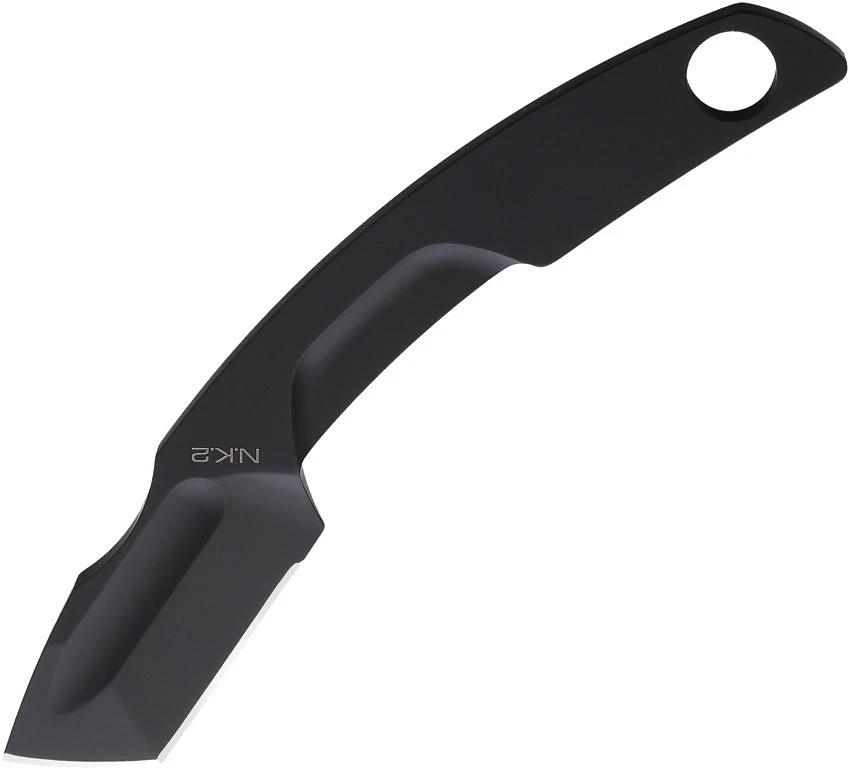 Extrema Ratio N.K.2 Neck Knife Black One Piece 2in N690 Blade With Kydex Sheath For EDC by Extrema Ratio