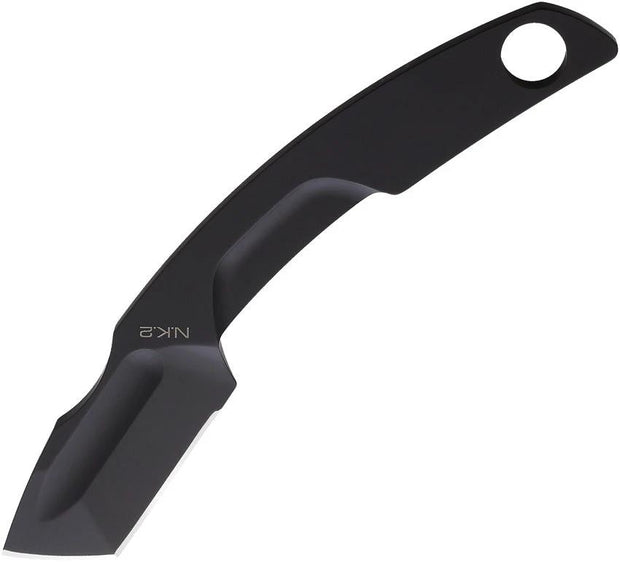 Extrema Ratio N.K.2 Neck Knife Black One Piece 2in N690 Blade With Kydex Sheath For EDC by Extrema Ratio