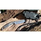 Extrema Ratio NK3 Neck Knife Stonewash 2.75in Tanto N690 With Kydex Sheath Lanyard Hole Italian Made by Extrema Ratio
