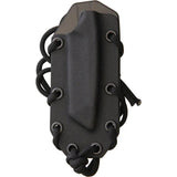 Extrema Ratio NK3 K Neck Knife Black With 2.75in Tanto Blade Glass Breaker N690 Steel Kydex Neck Sheath For Tactical EDC by Extrema Ratio