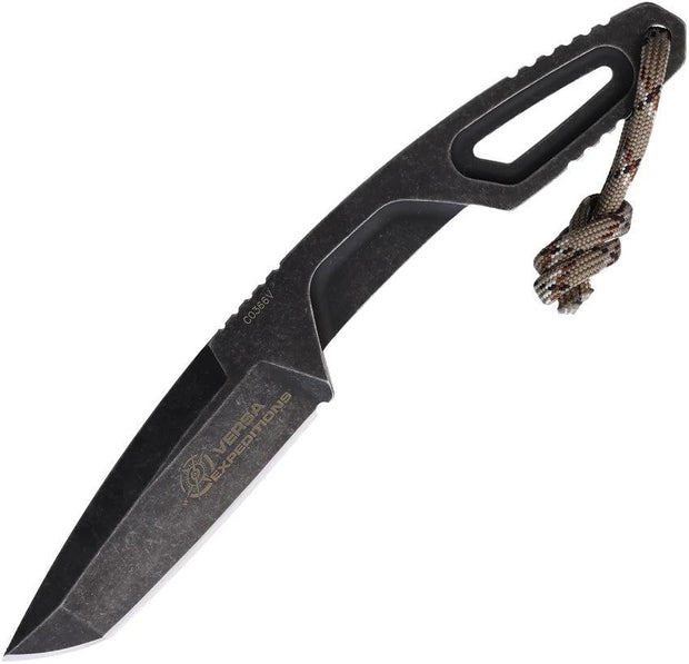 Extrema Ratio Versa Expeditions Fixed Blade Knife With N690 Tanto Blade Full Tang For Outdoor Explorers by Extrema Ratio