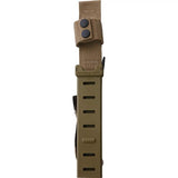 Extrema Ratio Contact Fixed Blade Knife 6.38in N690 Stonewash Coyote Sage Forprene MOLLE Sheath For Tactical Pros by Extrema Ratio