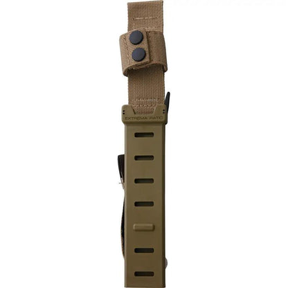 Extrema Ratio Contact Fixed Blade Knife 6.38in N690 Stonewash Coyote Sage Forprene MOLLE Sheath For Tactical Pros by Extrema Ratio