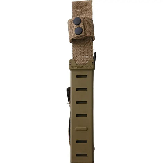 Extrema Ratio Contact Fixed Blade Knife 6.38in N690 Stonewash Coyote Sage Forprene MOLLE Sheath For Tactical Pros by Extrema Ratio