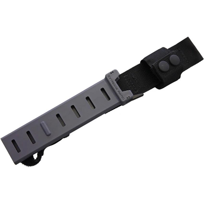 Extrema Ratio Contact Fixed Blade Knife Wolf Gray N690 Stonewashed 6.38 Inch Blade Forprene Handle Tactical Outdoorsmen by Extrema Ratio