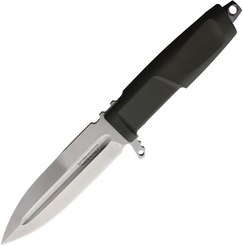 Extrema Ratio Contact C Ranger Green Tactical Knife With Bohler N690 Blade Forprene Handle And MOLLE Belt Sheath For Pros by Extrema Ratio