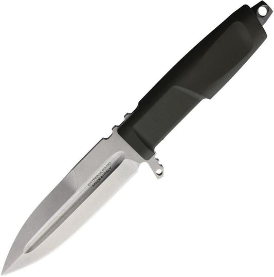Extrema Ratio Contact C Ranger Green Tactical Knife With Bohler N690 Blade Forprene Handle And MOLLE Belt Sheath For Pros by Extrema Ratio