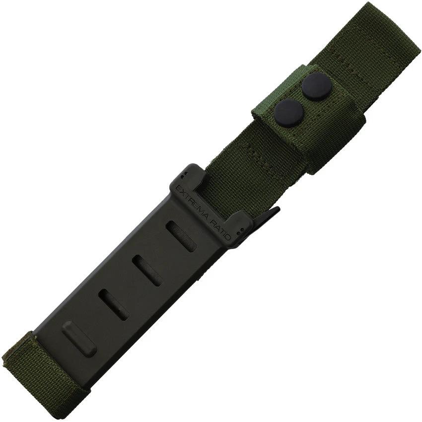 Extrema Ratio Contact C Ranger Green Tactical Knife With Bohler N690 Blade Forprene Handle And MOLLE Belt Sheath For Pros by Extrema Ratio
