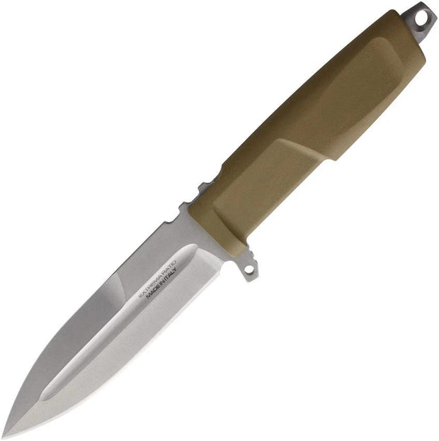 Extrema Ratio Contact C Ranger Tactical Knife For Tactical Pros N690 Blade 4.25in Stonewash Handle Forprene MOLLE Sheath by Extrema Ratio