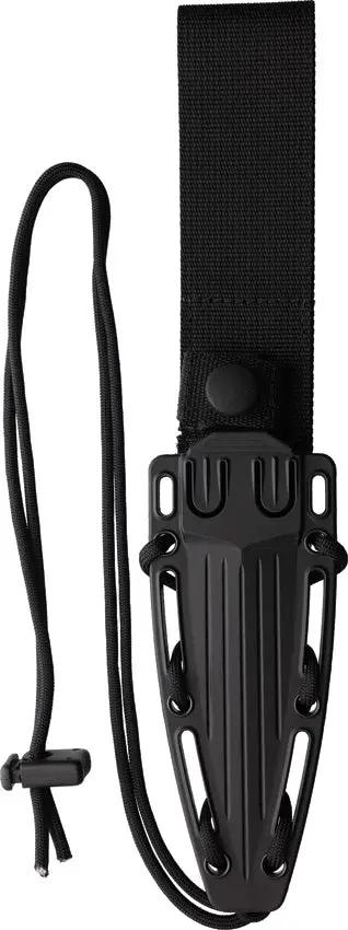 Extrema Ratio S Thil Black Warfare Knife 9.13in Spear Point One Piece Construction Glass Breaker MOLLE Sheath Tactical by Extrema Ratio