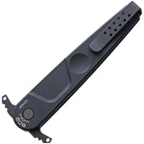 Extrema Ratio BD2 Linerlock Tactical Knife With Premium N690 Blade Black Aluminum Handle Extended Tang Pocket Clip by Extrema Ratio