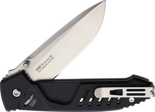 Extrema Ratio MF1 EVO D Linerlock Folding Knife Satin M390 Blade Hidden Lock Safety System For Tactical And EDC by Extrema Ratio