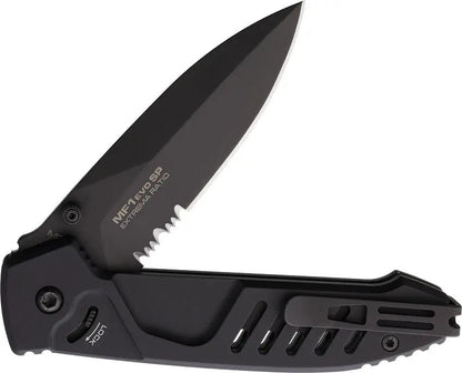 Extrema Ratio MF1 Evo SP Linerlock Knife Black DLC M390 Partial Serrated Blade For Elite Tactical EDC Pros by Extrema Ratio
