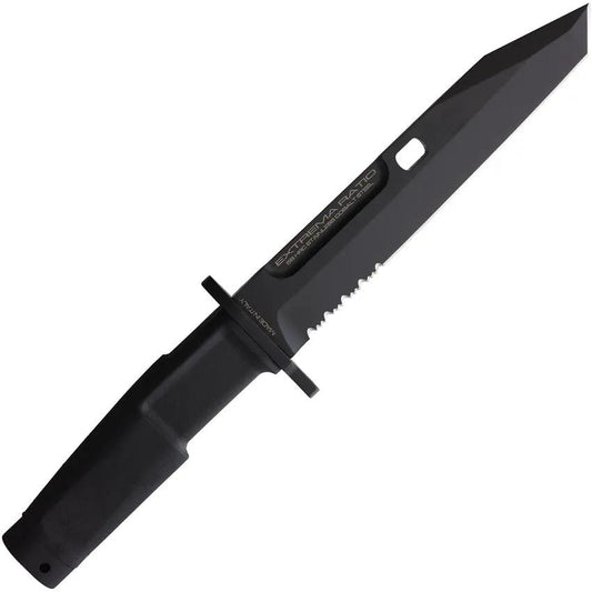 Extrema Ratio Fulcrum Combat Knife Black 7.13 Inch N690 Tanto With Forprene Handle For Military Tactical Use by Extrema Ratio